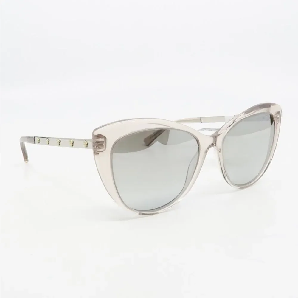 Versace MOD 4348 5270/6V Translucent Grey/Grey Gradient Sunglasses/Case NWT $342